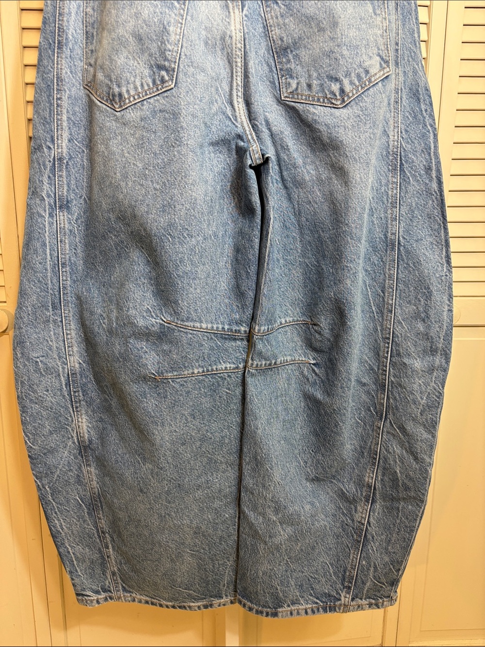 Free People Light Blue High-Rise Wide Leg Jeans - Picture 13 of 16